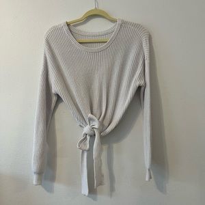 Tie-up Sweater